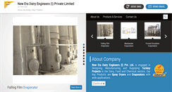 Desktop Screenshot of neweraspraydryers.com