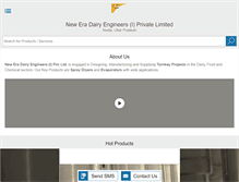 Tablet Screenshot of neweraspraydryers.com